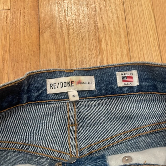 Vintage Levi re/done jeans, size 23 - Picture 2 of 6